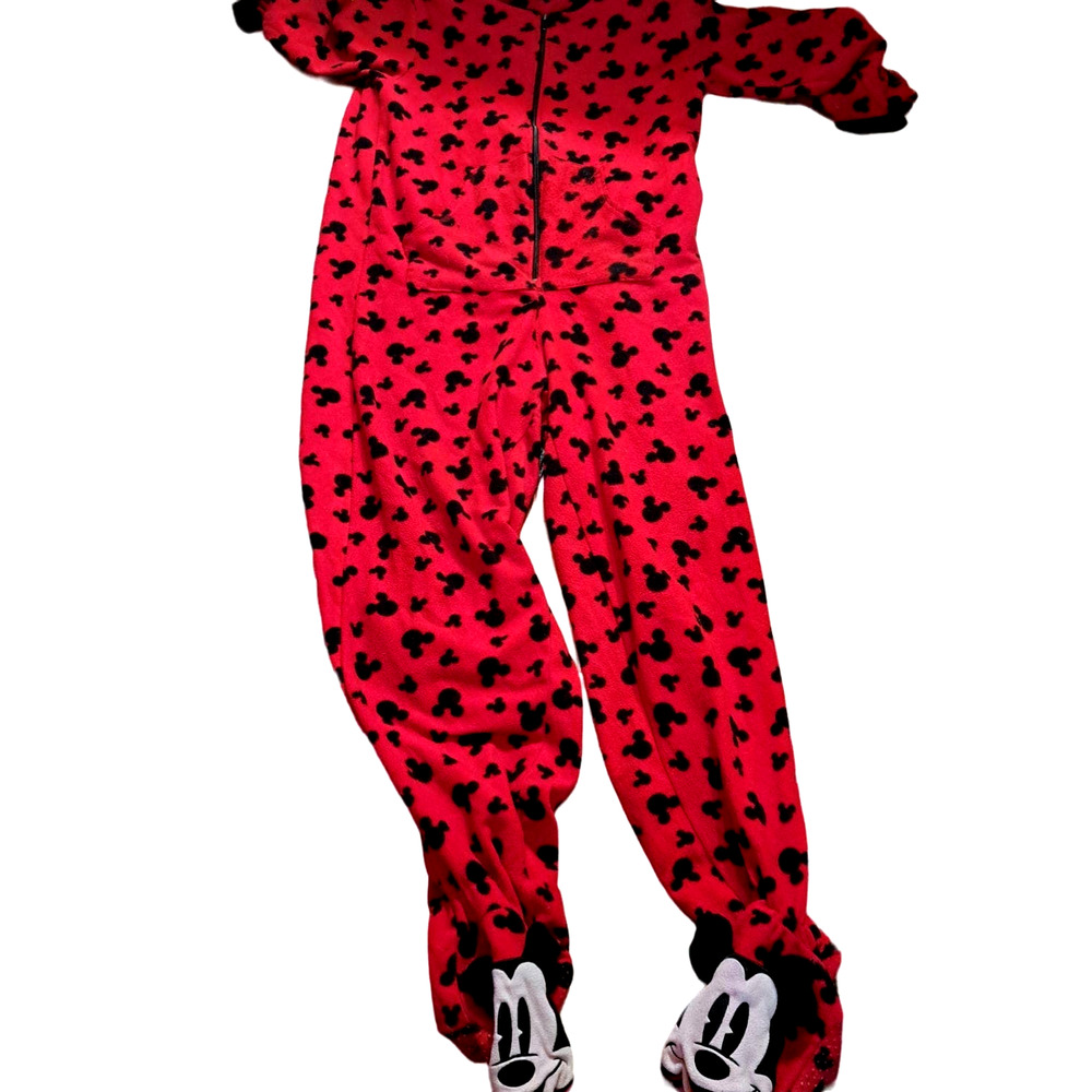 Cute Pre-Owned Super Soft One Piece PJ's with Feet - Mickey Mouse Sz XXL 20